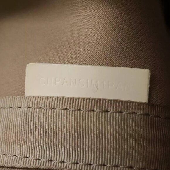 BURBERRY Nova Check Tote Bag PVC Leather Beige Auth 106619 - Picture 10 of 16